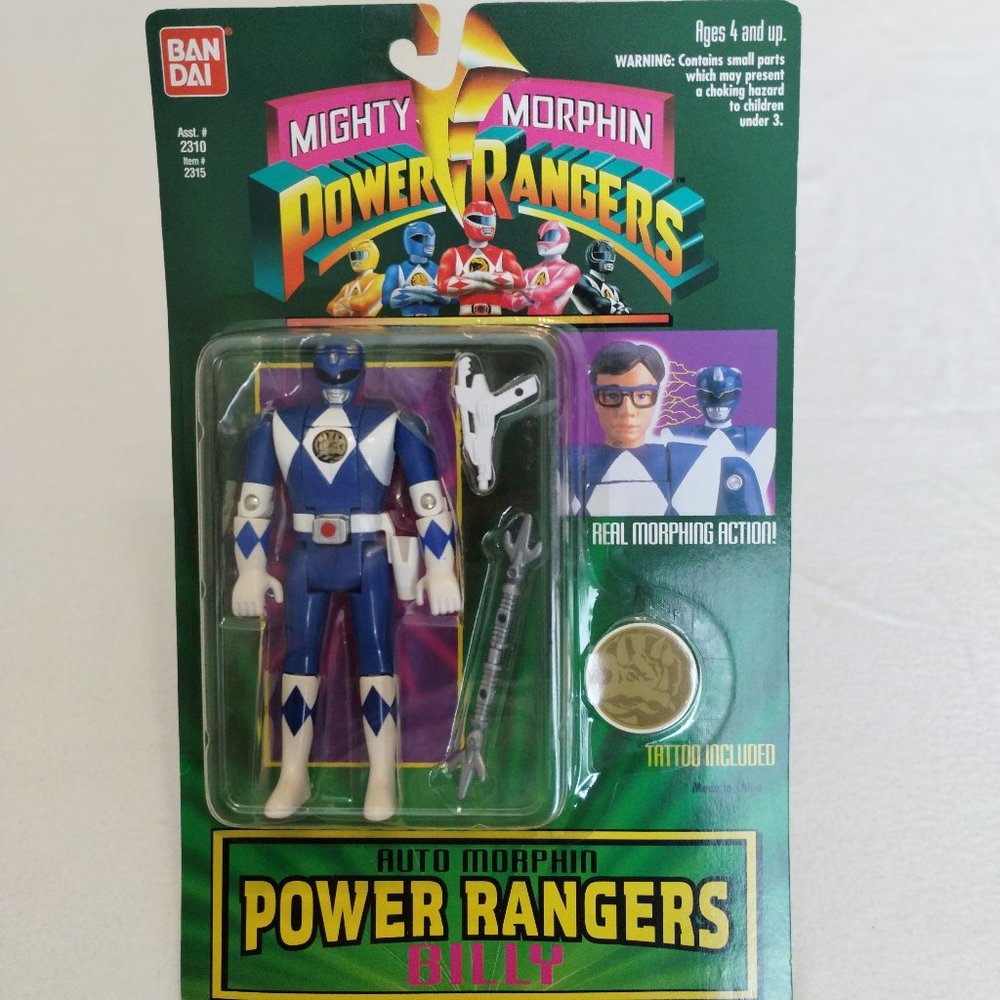 Vintage Power Ranger Billy 1994 New in the Box